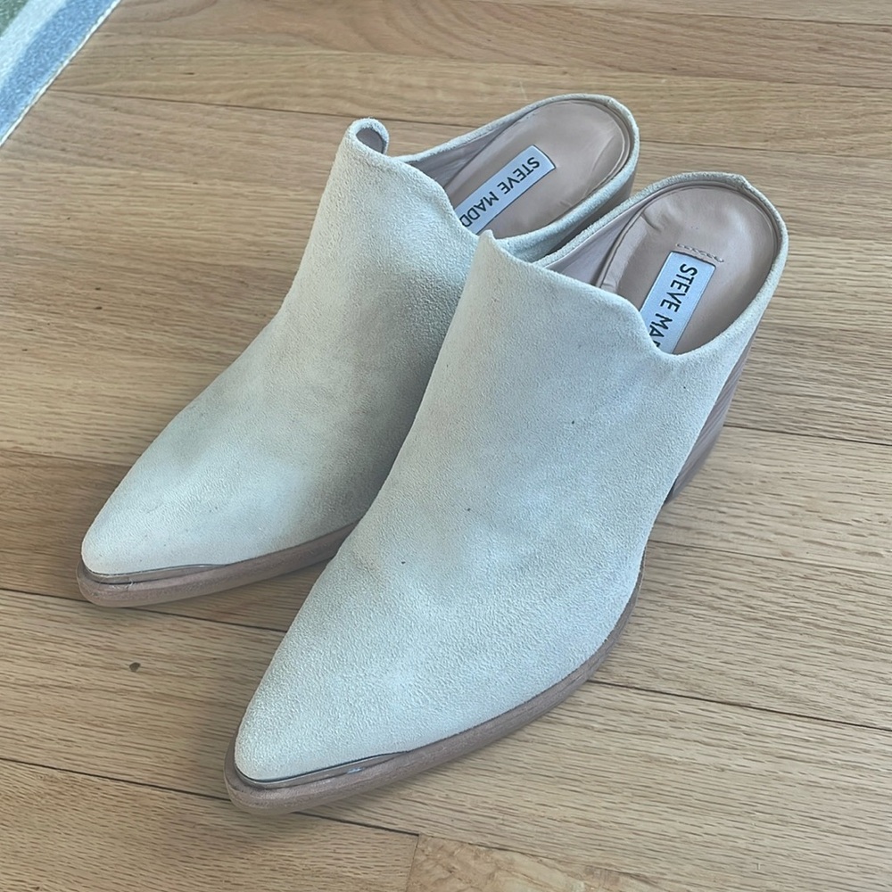 Steve Madden Sand Heeled Mules